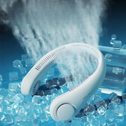 MXTY Portable Neck Fan | Hands-Free Bladeless Wearable Cooling Fan (Rechargeable)