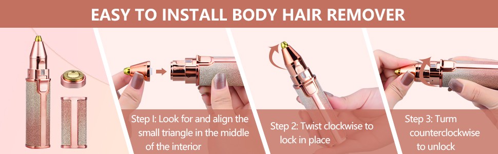 Flawless Precision Eyebrow Trimmer – 2-in-1 Electric Eyebrow Razor & Facial Hair Remover, Portable Cordless Shaver for Sensitive Skin
