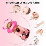 Flawless Precision Eyebrow Trimmer – 2-in-1 Electric Eyebrow Razor & Facial Hair Remover, Portable Cordless Shaver for Sensitive Skin