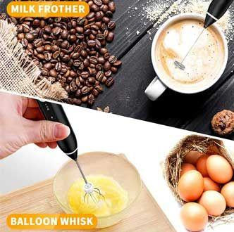 2 in 1 Rechargeable Electric Coffee Beater & Frother