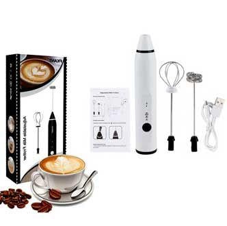 2 in 1 Rechargeable Electric Coffee Beater & Frother