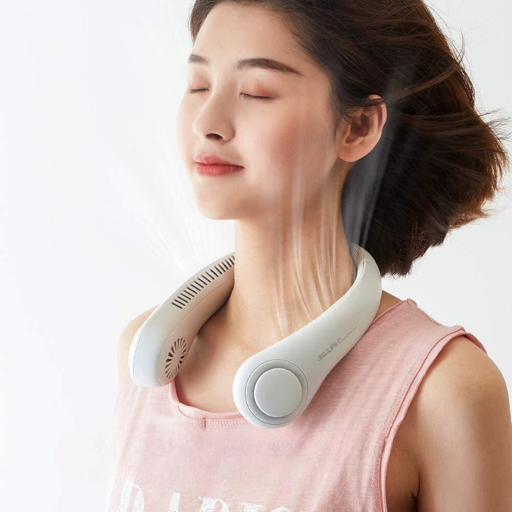 MXTY Portable Neck Fan | Hands-Free Bladeless Wearable Cooling Fan (Rechargeable)