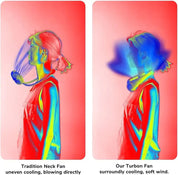 MXTY Portable Neck Fan | Hands-Free Bladeless Wearable Cooling Fan (Rechargeable)