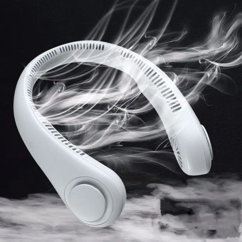 MXTY Portable Neck Fan | Hands-Free Bladeless Wearable Cooling Fan (Rechargeable)