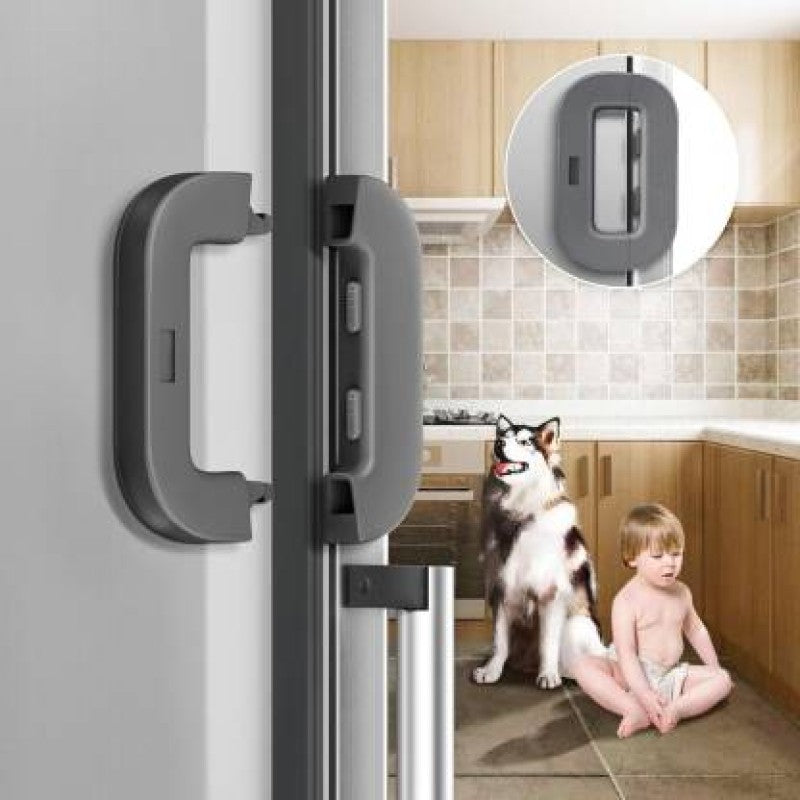 MXTY Premium Child Safety Fridge Lock – Hands-Free Automatic Refrigerator & Cabinet Door Latch