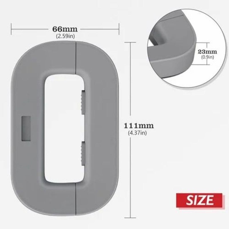 MXTY Premium Child Safety Fridge Lock – Hands-Free Automatic Refrigerator & Cabinet Door Latch