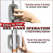 MXTY Premium Child Safety Fridge Lock – Hands-Free Automatic Refrigerator & Cabinet Door Latch