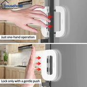 MXTY Premium Child Safety Fridge Lock – Hands-Free Automatic Refrigerator & Cabinet Door Latch