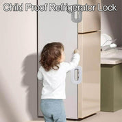 MXTY Premium Child Safety Fridge Lock – Hands-Free Automatic Refrigerator & Cabinet Door Latch