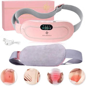 Portable Period Cramp Relief Heating Belt for Women – Electric Rechargeable Menstrual Heating Pad with Massage for Belly, Waist & Lower Back Comfort
