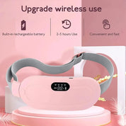 Portable Period Cramp Relief Heating Belt for Women – Electric Rechargeable Menstrual Heating Pad with Massage for Belly, Waist & Lower Back Comfort